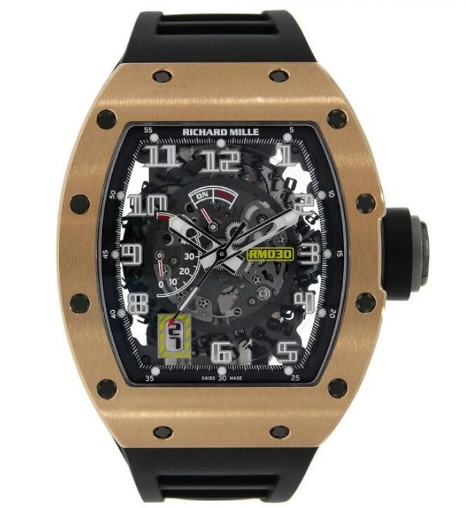 best swiss replica Richard Mille RM030 Titanium Rose Gold Automatic watches